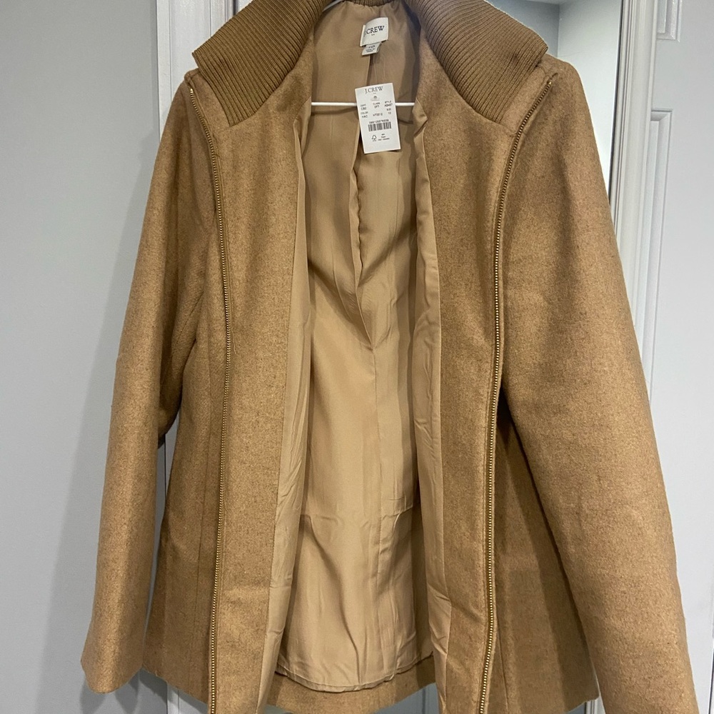 NWT J Crew Tan coat